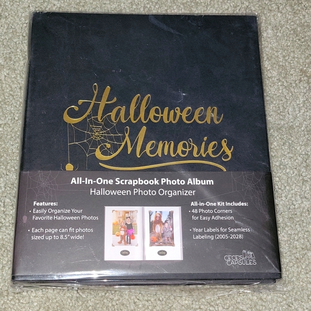 Halloween scapbook